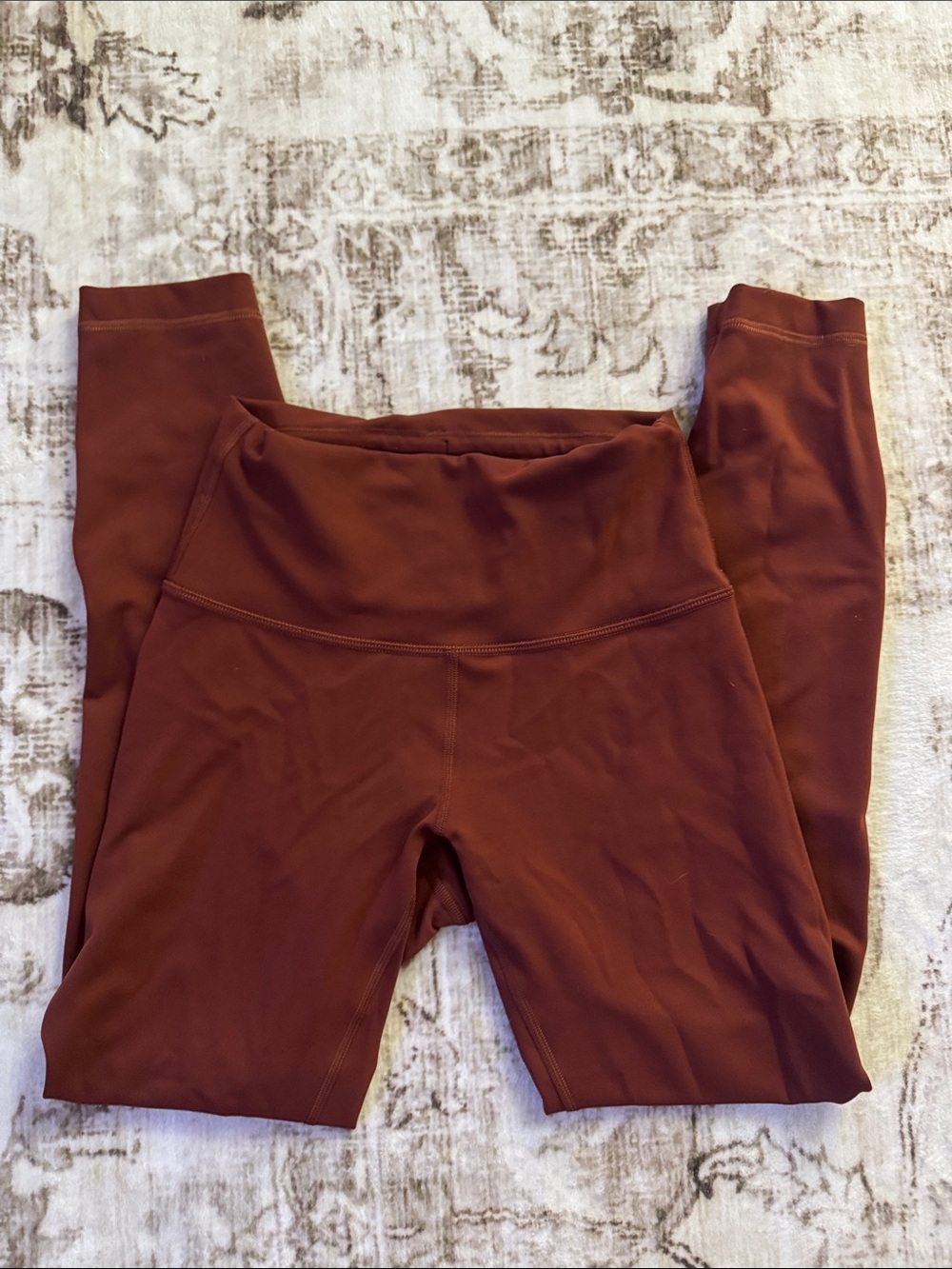 lululemon athletica Rust Brown High-Rise Performance Leggings